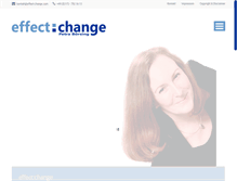 Tablet Screenshot of effect-change.com